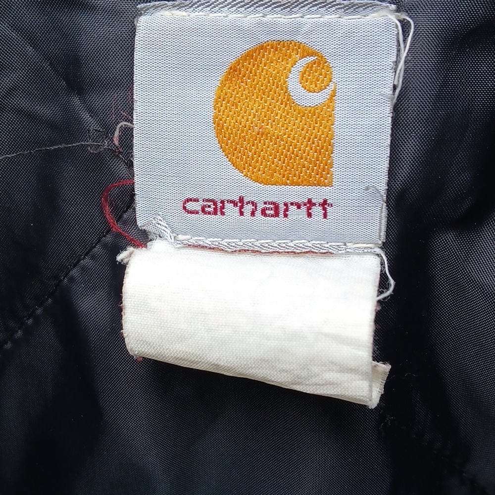 Carhartt Black LightweigJacket with  Collar MEN SZ LARGE Staincore Pee-core - Picture 3 of 9